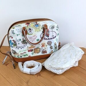 Dooney & Bourke Disney Pixar Maps -  Good Placement Medium Satchel Crossbody Bag